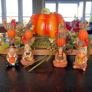Thanksgiving figurines (set of 4)